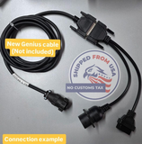3 way Y-Cable connection example